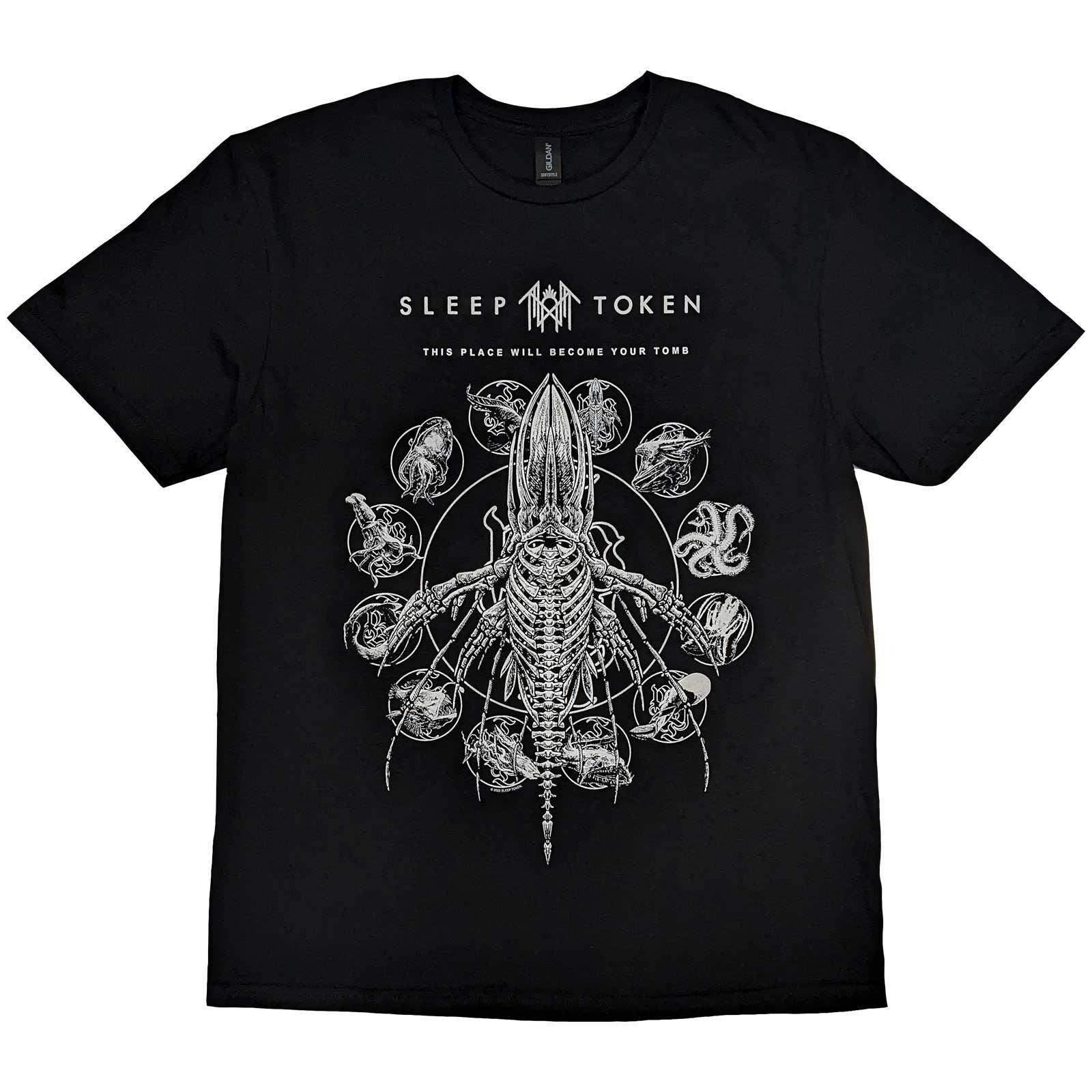 Футболка Sleep Token Tomb Whale S-3XL Официальная футболка группы XXXL