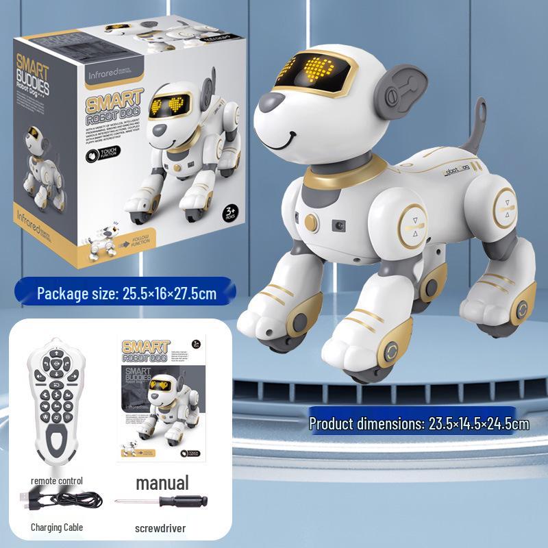 

Умный робот-собака с дистанционным управлением - Интерактивная электрическая игрушка для детей