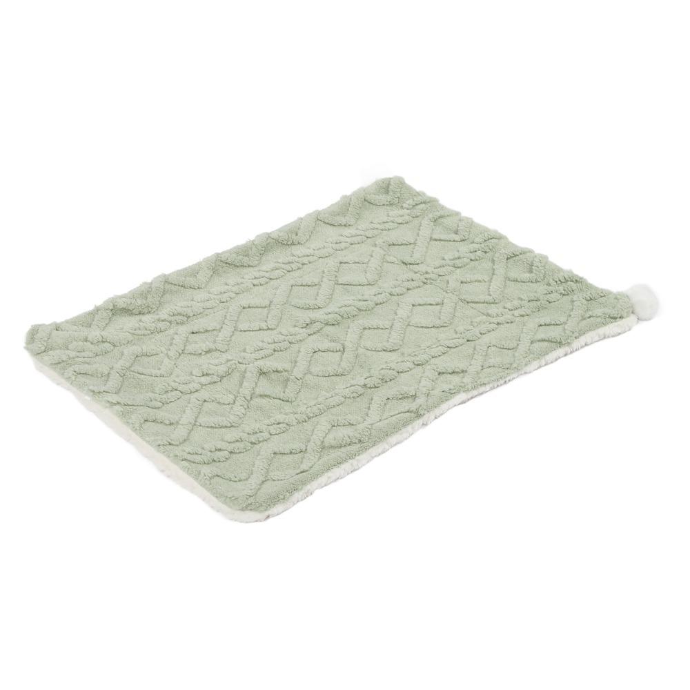 Soft Warm Plush Dog Cat Blanket Double Layer Thicken Pet Throw Blanket for Relaxing