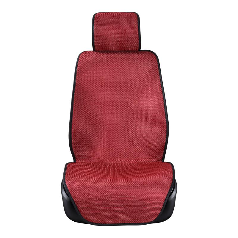 Popular Non-Slip Ice Silk Car Seat Cushion Set - Breathable, Cool, Free-tie, All Seasons