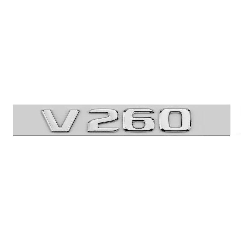 Naklejki z Logo Literowym i Emblematy Tylne do Mercedes-Benz Klasy V, Vito, V260L, V300L