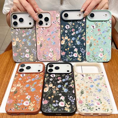 Per Custodia iPhone 17 Pro Max Motivo Floreale Vintage TPU Silicone Copertura Morbida Funda Per iPhone 16 Pro Max 15 14 13 12 11 16e Air