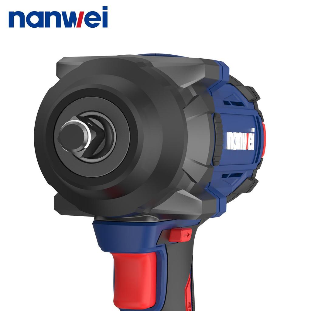 1000N NANWEI Electric Impact Wrench, size 1/2, adjustable torque 500N/800N/1000N, max. speed 2300 rpm