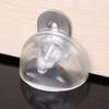 Magnetic Silicone Door Stops Hidden Stainless Steel Semicircle Door Stops Catch Floor Mounted Nail-free Doorstop Hardware Tool
