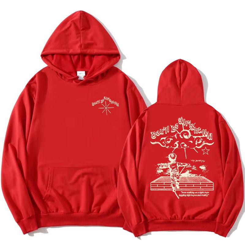 Alex Warren Alles wird gut, Kleiner Kapuzenpullover Mode Langarm Kapuzenpullover Lässiges Design Grafikdruck Pullover Unisex