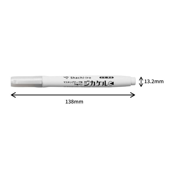 Shachihata Masking Tape Base Pen Jikakeru 10-Pack KPF-MFB/H_10 Clear