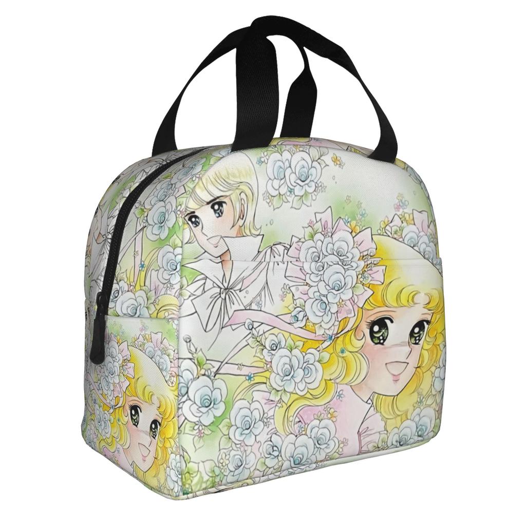 Anime Manga Candy Candy Sac à Lunch pour Femmes Refroidisseur Thermique Boîtes à Lunch Isolées pour Bureau Adulte