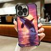 Orca Ocean Pattern Soft Phone Case For iPhone 15 16 17 Air 14 Pro Max 16E Plus 13 12 Mini Plating Anti-Fall Fundas