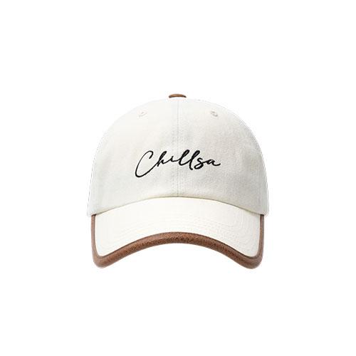Chilsa Cursive Field Ball Cap_Cream