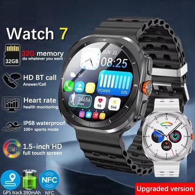 2025 Nuovo Orologio 7 Ultra Smartwatch Uomo Memoria 32GB NFC Chiamata Bluetooth IP68 Impermeabile Orologio Sportivo da Esterno