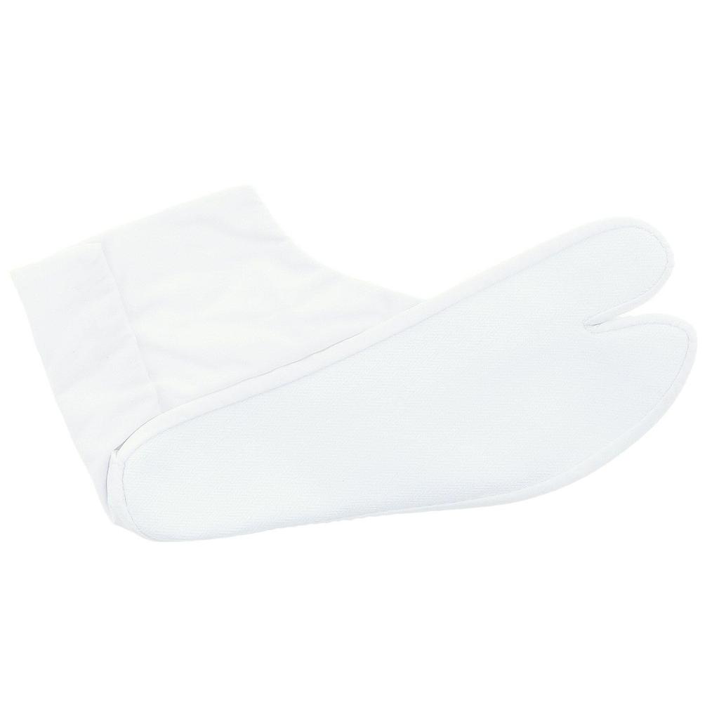 White Broadcloth Tabi Socks with 4 Size [KIMONOMACHI] Clasps, 27.0cm