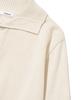 KNITTED Cotton Button Collar Knit Oatmeal