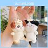 Jinnew Mini Animal Plush Keyring With Magnetic Attachment For Home And Gift
