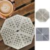 Silicone Coasters Anti-Slip Tabletop Protection Insulation Mat Coaster For Office Desk For Hot Cold Beverages Coffee Latte Soup