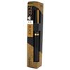Auto Water-Based Ballpoint Pen, Gold Parts Model CR02G, Black Barrel, CR02-05-GBK
