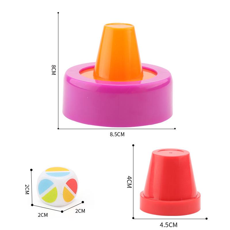 Cross-Border Children's Stacking Cup Puzzle Game: Colorful Brain Training & Early Education Toy