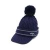Cap Beanie Knit Logo Embroidery with Brim Golf C25291218 Women's