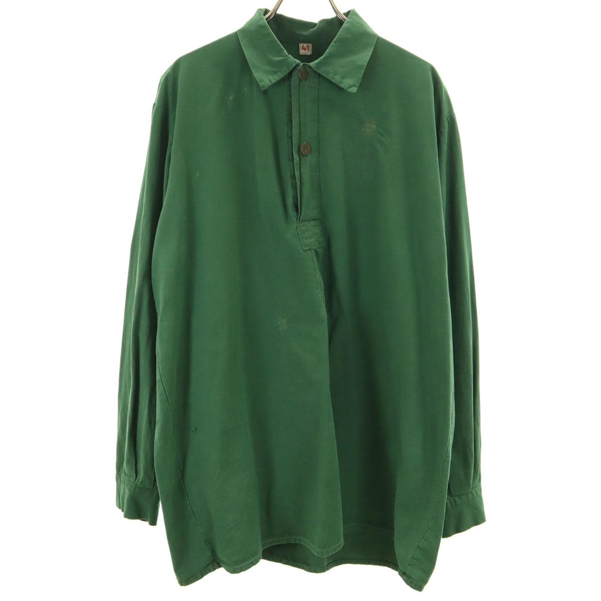 

SWEDENISH ARMY 60s 70s vintage Long sleeve pullover shirt 41 military Men s Used