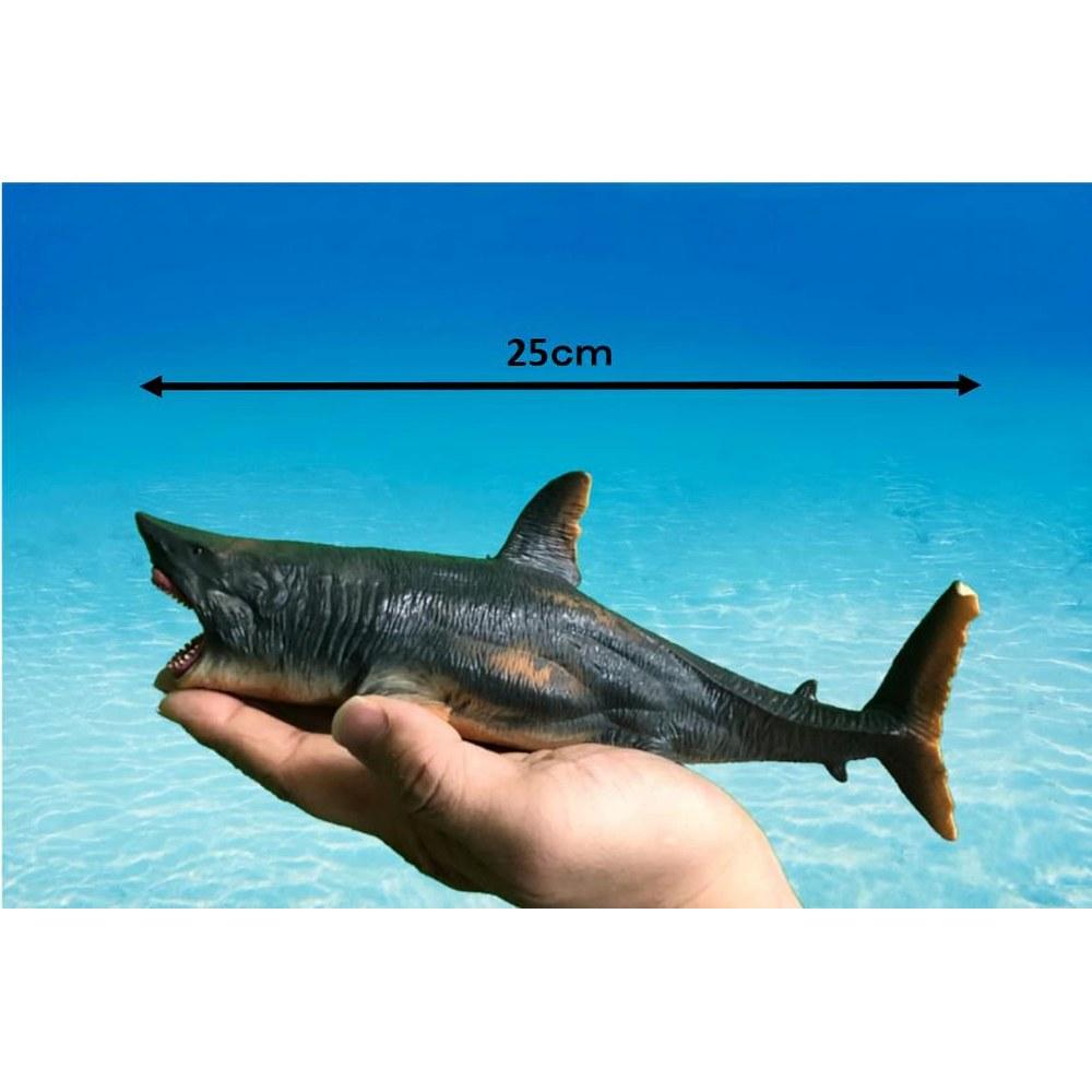 Crop Megalodon Ancient Fish Figure 25cm Dinosaur Model