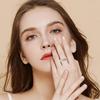 S925 Sterling Silver Double Row Ring - Japanese & Korean Hip-Hop Trend, Women’s Popular Style