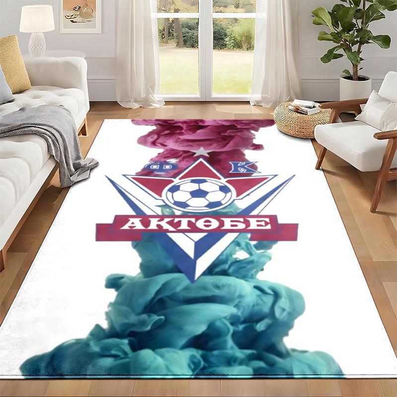 FC Aktobe Carpet Door Mat for Living Room or Bedroom Protective Mat Under Chair Office Decoration Christmas Gift Birthday Present