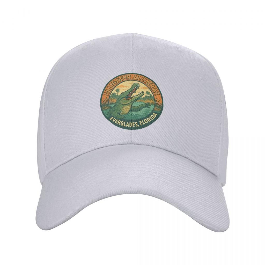 Alligator Alcatraz Florida Everglades Baseball Caps Snapback Men Women Hats Outdoor Cap Streetwear Baseball Hat Casquette