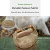 YAJIN CRAFT Cooker Bag, Camping Storage Box, Toolbox, Cooker Case, Canvas Mess Bag, Multi-Case, Cotton Canvas, Size M