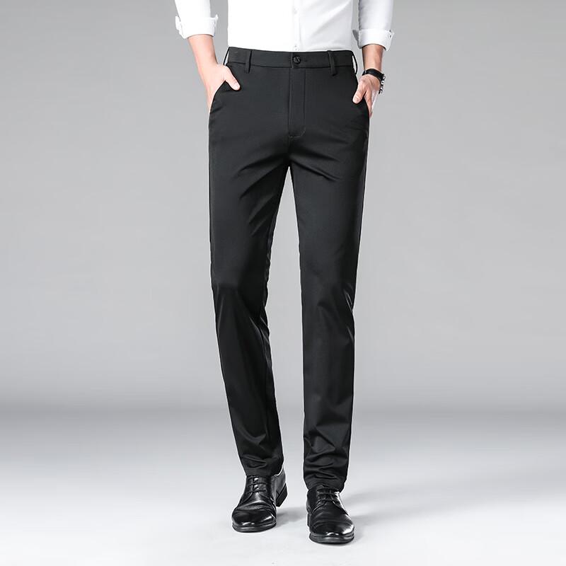 Firstview Men s Lightweight Straight Fit Business Casual Trousers FX1054 29