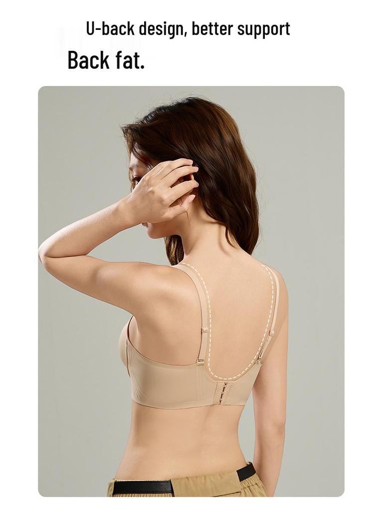 Push-Up Seamless Bra: Enhanced Lift & Support, Anti-Spillage, Anti-Sag, Side Support for Fuller, Rounder Look.