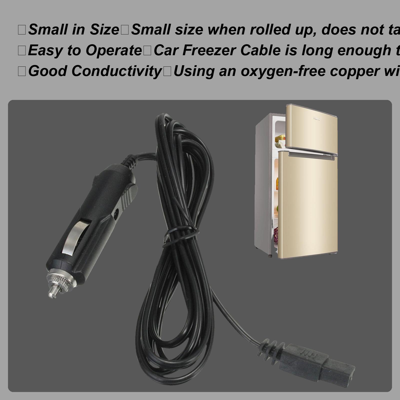 2м DC 12В 24В 2-контактный автомобильный мини-холодильник Шнур питания Вилка Провод Замена Автомобильный прикуриватель Розетка Удлинитель CN