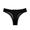 Soft Low Waist Briefs Traceless T-back Panties Fashion Lace Transparent Thongs  Daily Wear