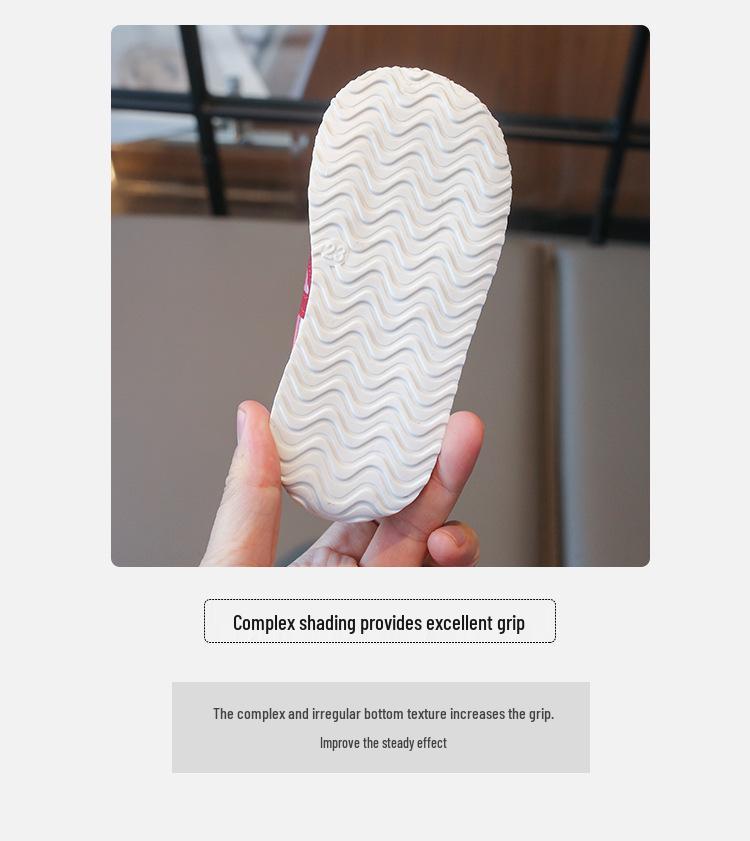 Scarpe Antiscivolo Morbide con Velcro per Bambini - Scarpe Basse Sportive per Bambino Primavera/Autunno