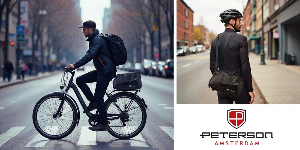 PTN ML11A-EOF-8168 Black Bicycle Pannier