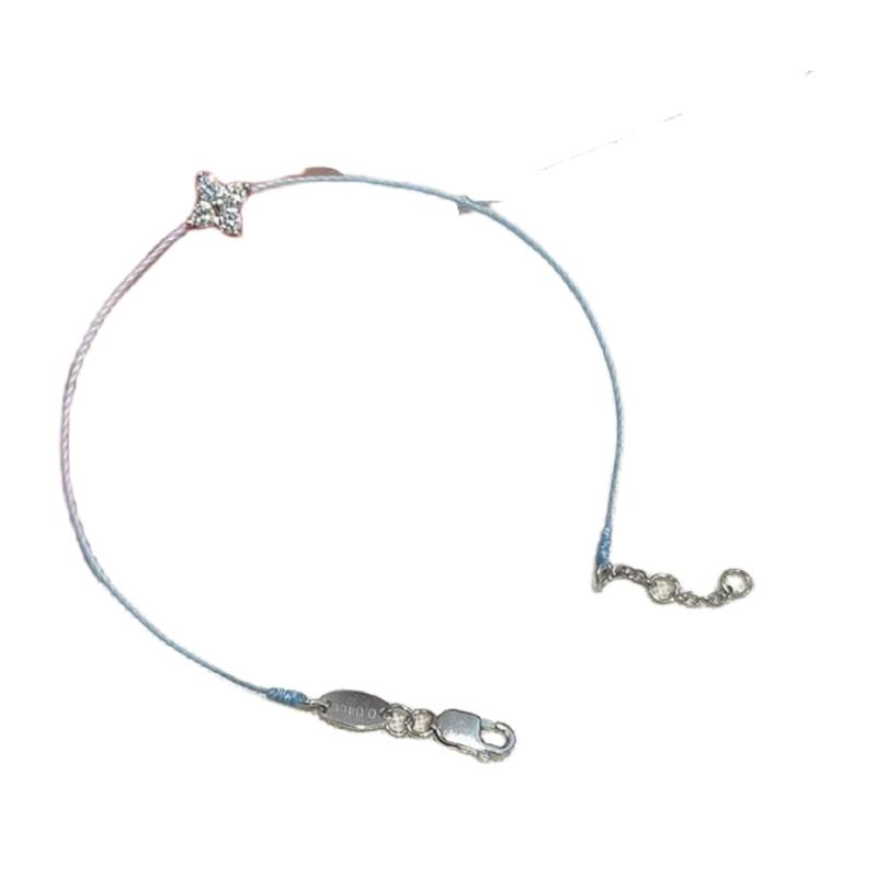 

Celestials Inspired Star Charm Bracelet Diamonds Accented Pendant Flexible Adjustable Chain Minimalists Jewelry