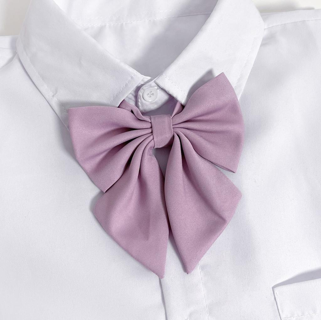 Buckle-free Tie Bow Tie Female College Style Plaid Lazy Harajuku Style Student K Male Uniform Accessories