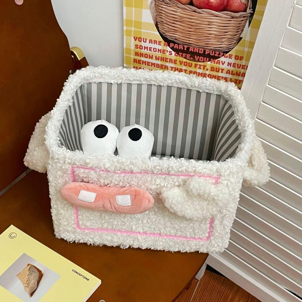 Adorable Monster Foldable Storage Basket for Toys & Snacks