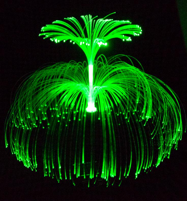 Waterproof Solar Jellyfish Reed Lawn Lamp - Outdoor Luminous Decoration