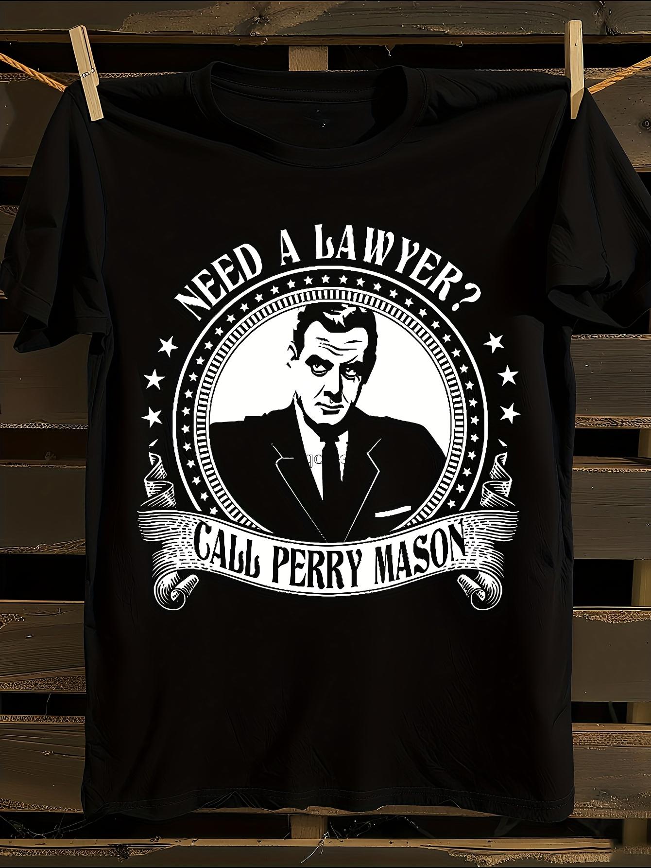 Dilostyle Perry Mason Vintage Legal Drama TV Show Graphic... S