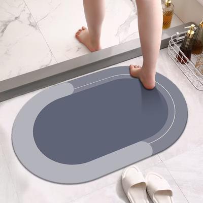 Diatom Mud Absorbent Mat Entry Door Non-slip Quick-drying Foot Mat Bathroom Door Floor Mat Kitchen Non-slip Mat Carpet