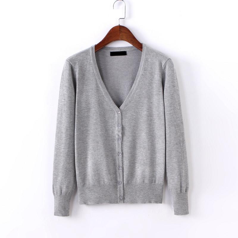 

Женский вязаный кардиган: Легкий весенне-осенний топ, тонкий свитер, маленькое пальто-шаль, базовый слой, летняя рубашка для кондиционера XL