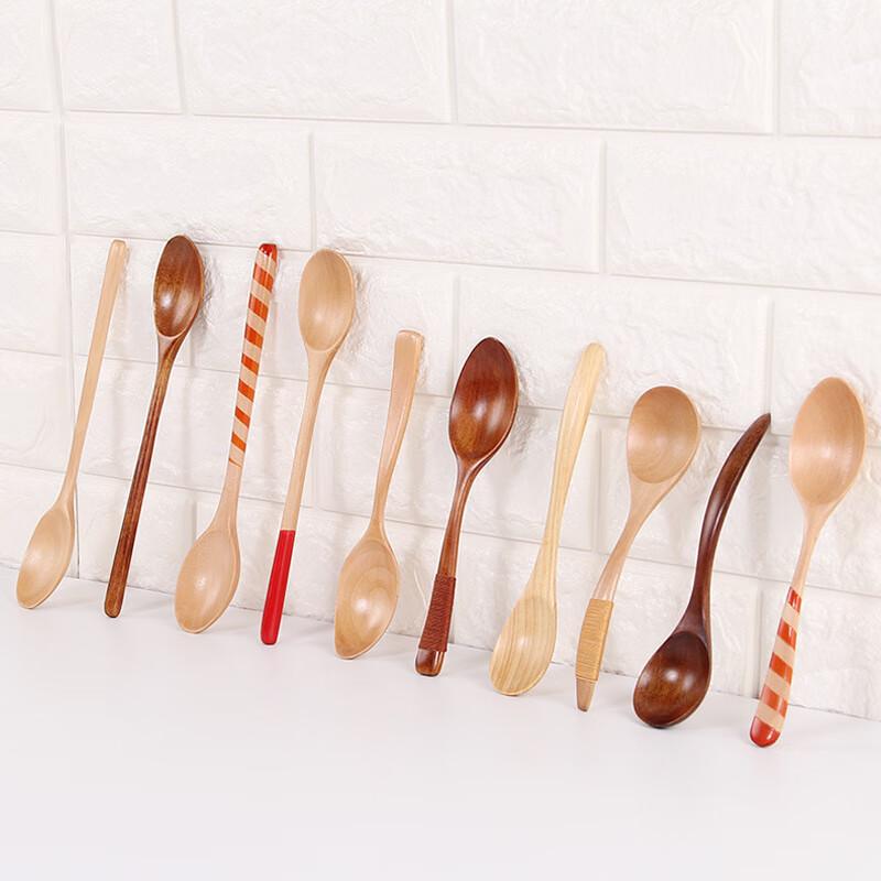 Japanese Style Wooden Coffee & Soup Spoons