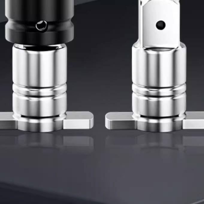 Electric Wrench Drill Bit Adapter: Multi-purpose Square Shaft Converter.