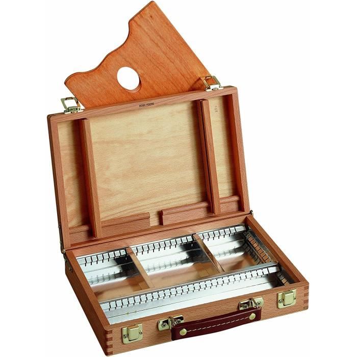 MABEF Boîte de rangement en bois de hêtre Multicolore Petit format