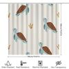 Home Duschvorhänge für Badezimmer Wasserdichter Stoff Modern Nordischer Stil Badezimmervorhänge Duschvorhang 180X200