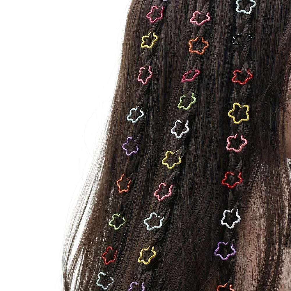 30pcs Hair Braid Tubes Hair Braiding Metal Cuffs Hair Jewelry Braids Hair Beads  Men