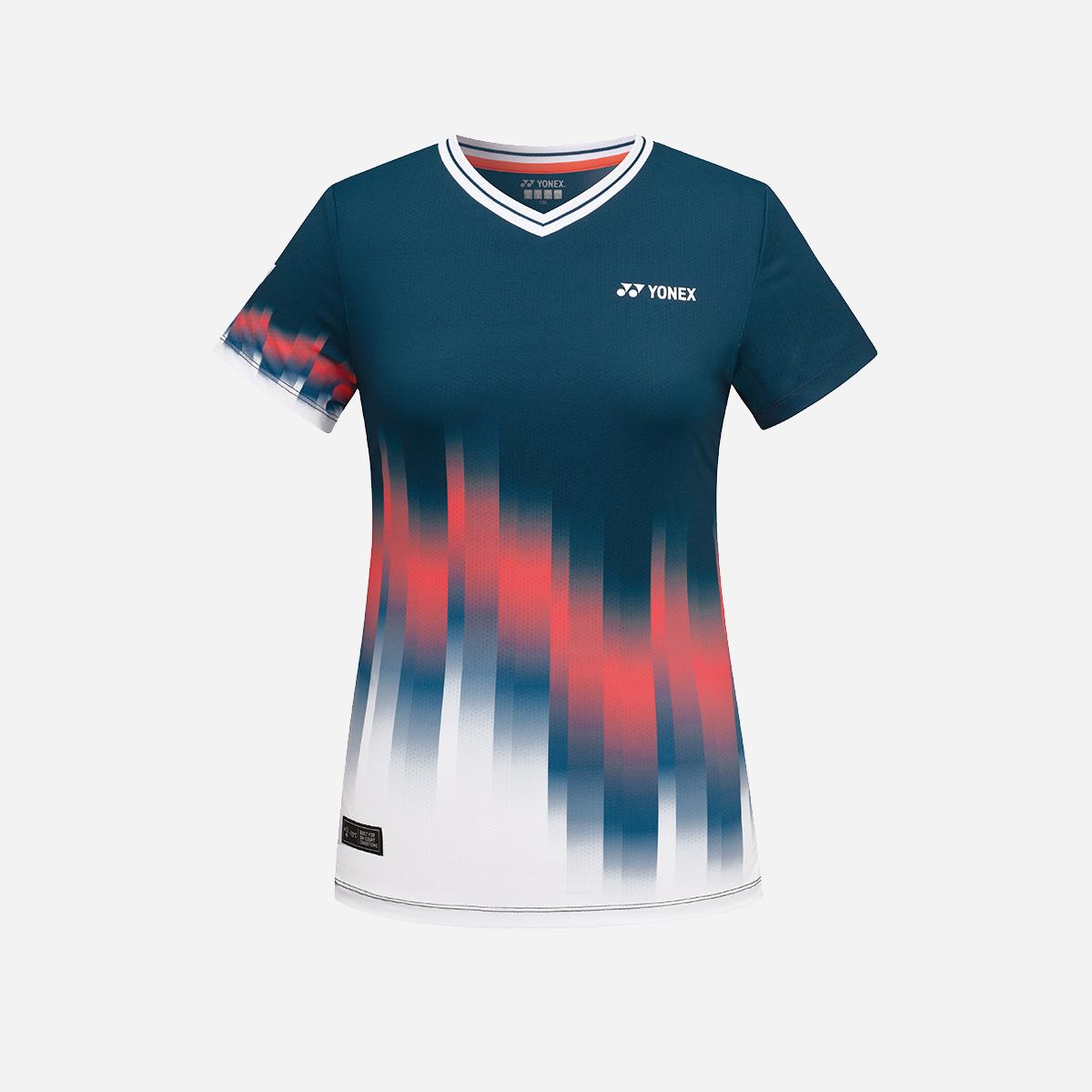 Yonex 251Ts004F Dark Turquoise Women S Red Color Accent Gaming Wear Dark Turquoise/Dq090