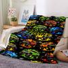 Custom Name Truck Theme Printed Blanket - Perfect for Couch, Bed, Travel & Outdoor Use | Machine Washable, Cozy & Durable.