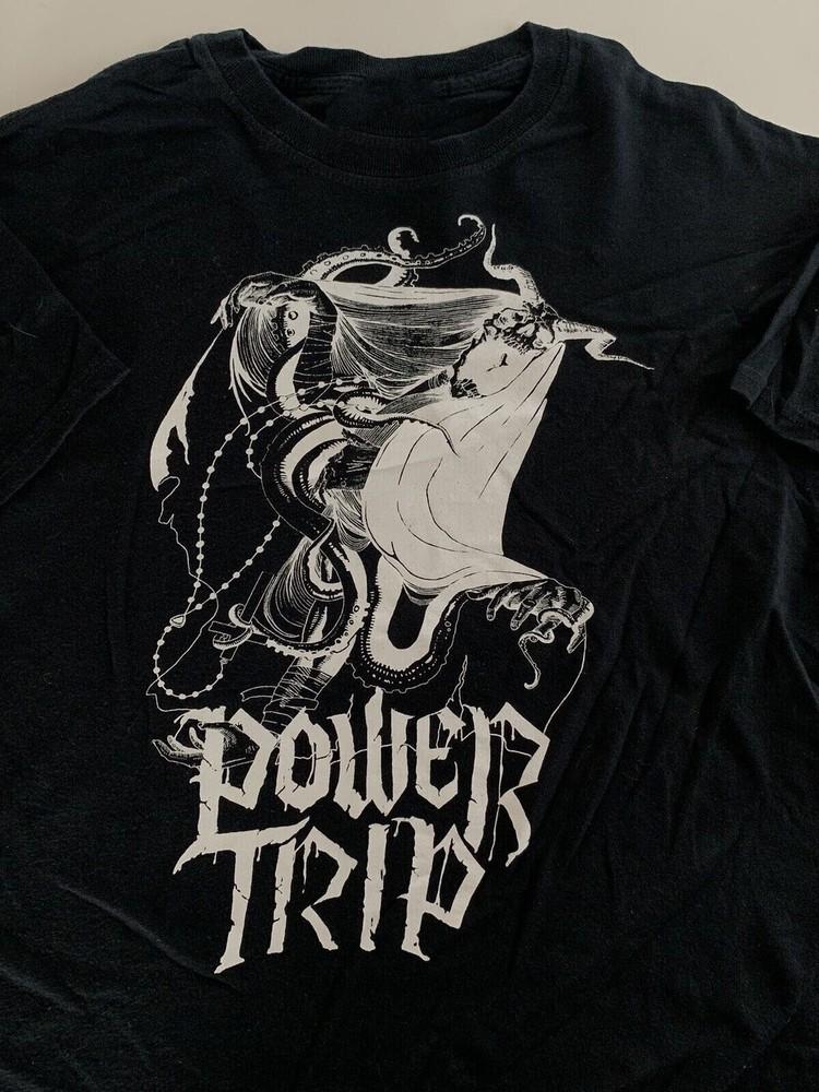 Hot New Power Trip Band Full Size T-Shirt Cotton Gift For Fan Unisex T-Shirt S