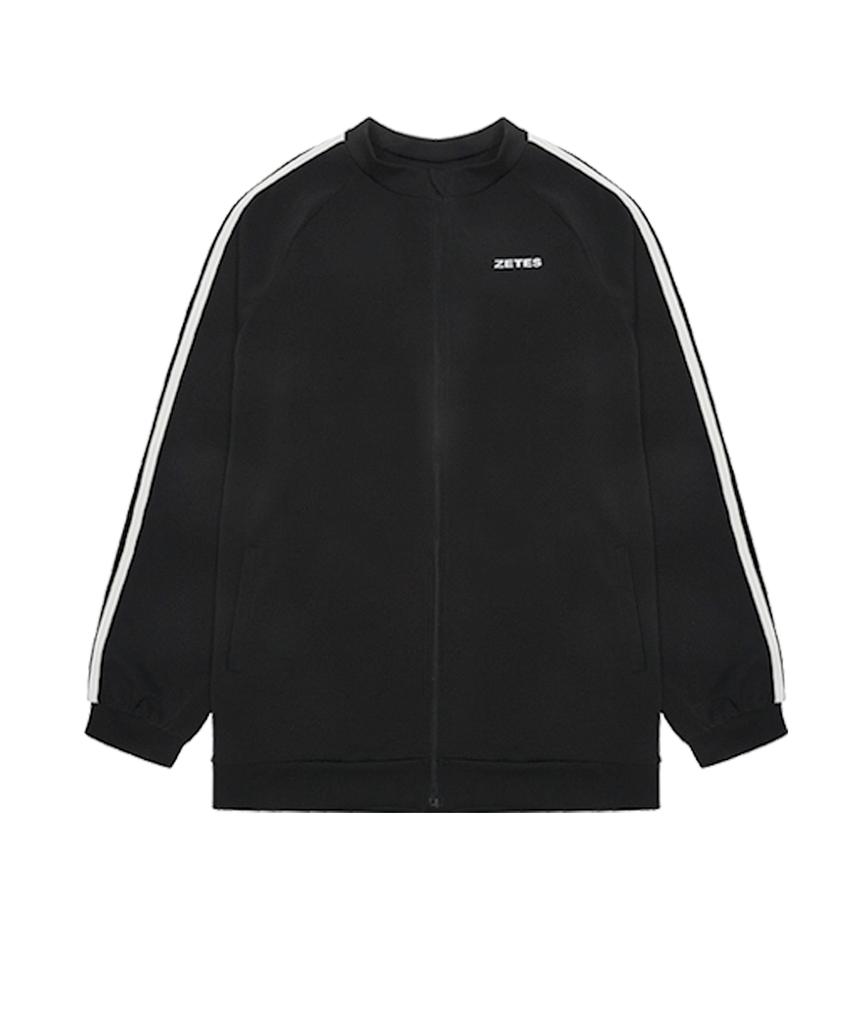 Jeteseu Unisex Daily Track Zip-Up Rash Guard Relaxed Fit L4A6495
