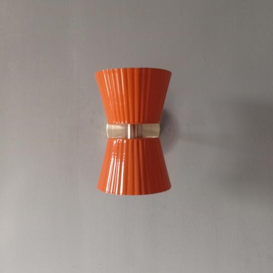 Handmade Diabolo Brass Wall Sconce: Mid Century Modern Italian Light